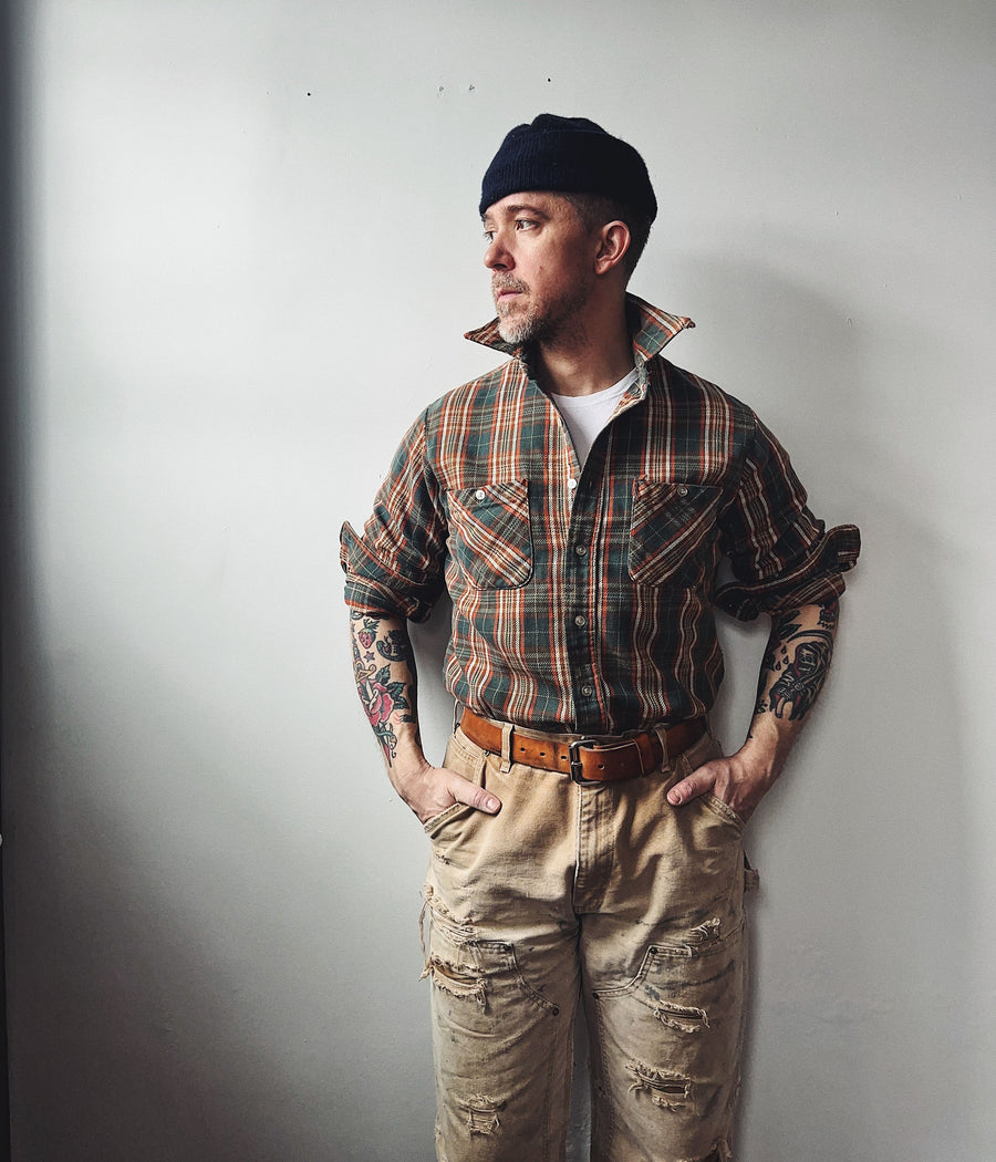 Vintage Sutton Flannel Shirt – Medium – Wooden Sleepers