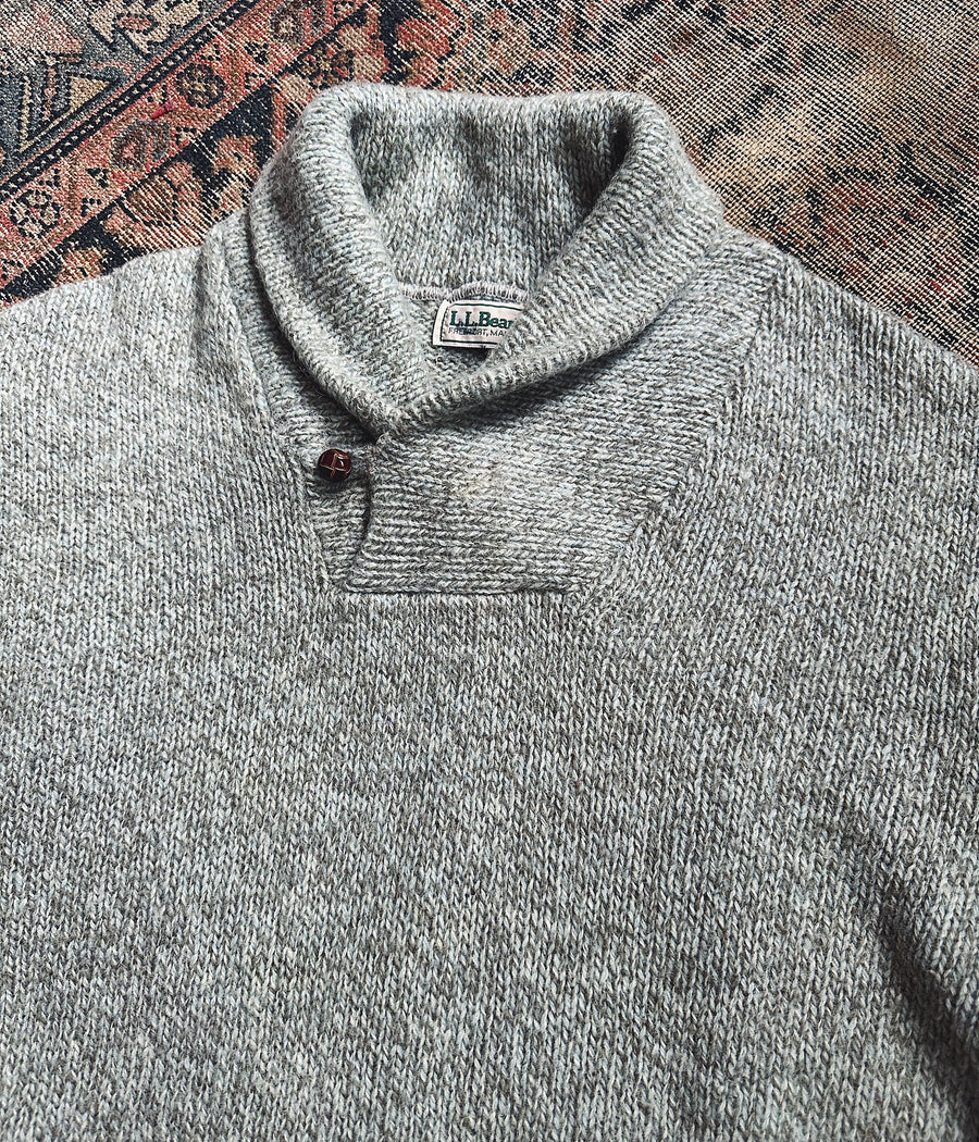 Vintage L.L.Bean Shawl Neck Sweater – Medium