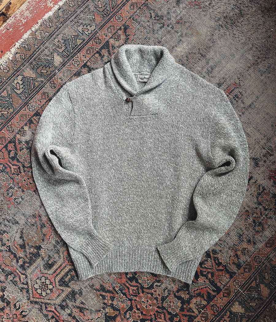Vintage L.L.Bean Shawl Neck Sweater – Medium