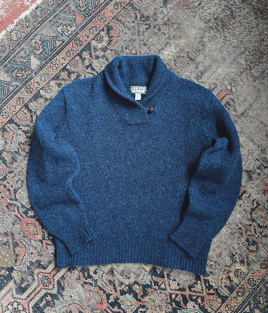 Vintage L.L.Bean Shawl Neck Sweater – Large