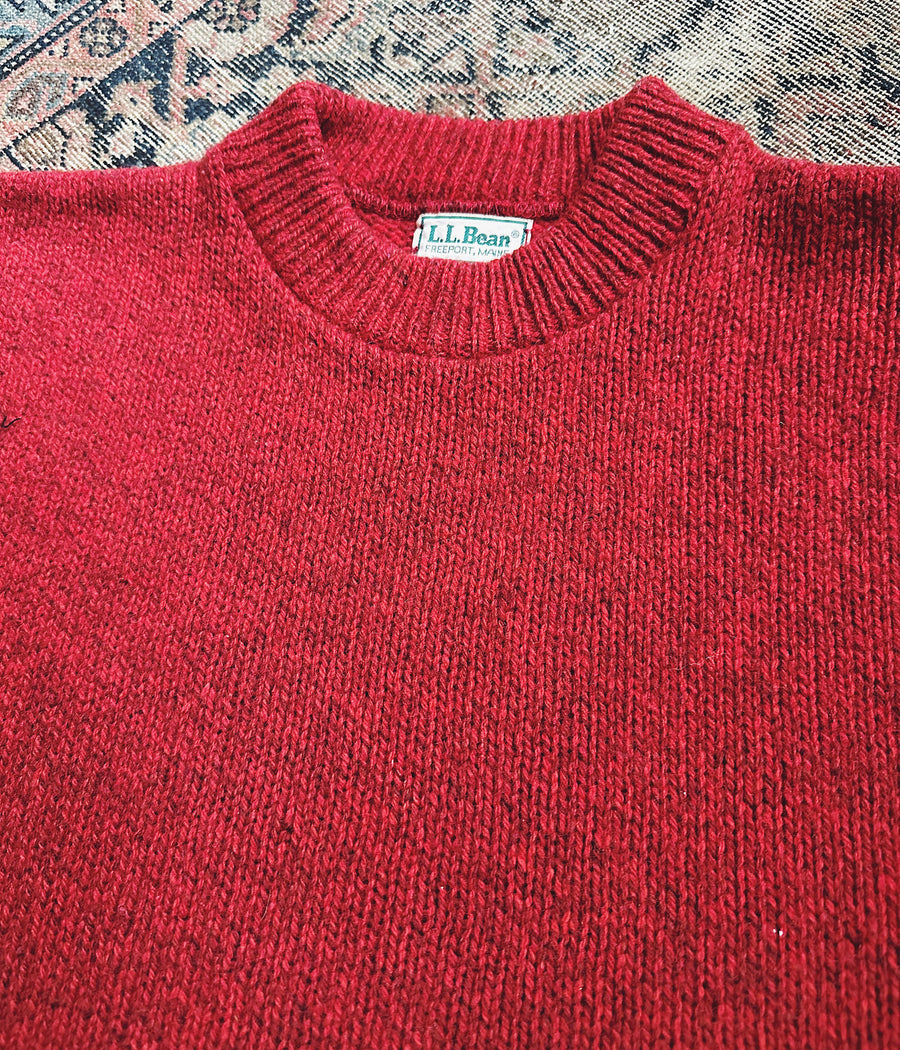 Vintage 1980s L.L.Bean Ragg Wool Sweater – Large