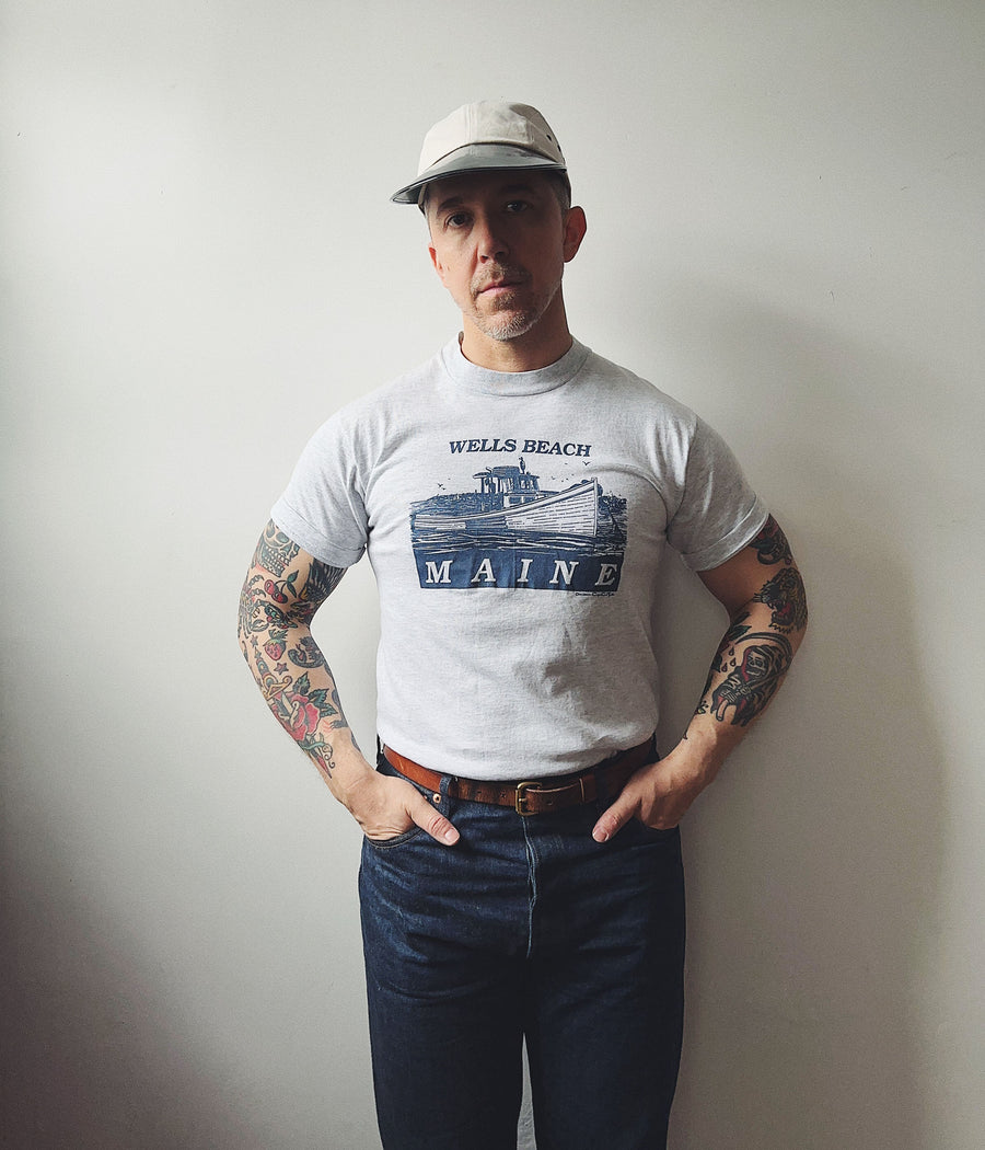 Vintage Wells Beach Maine T-Shirt – Small