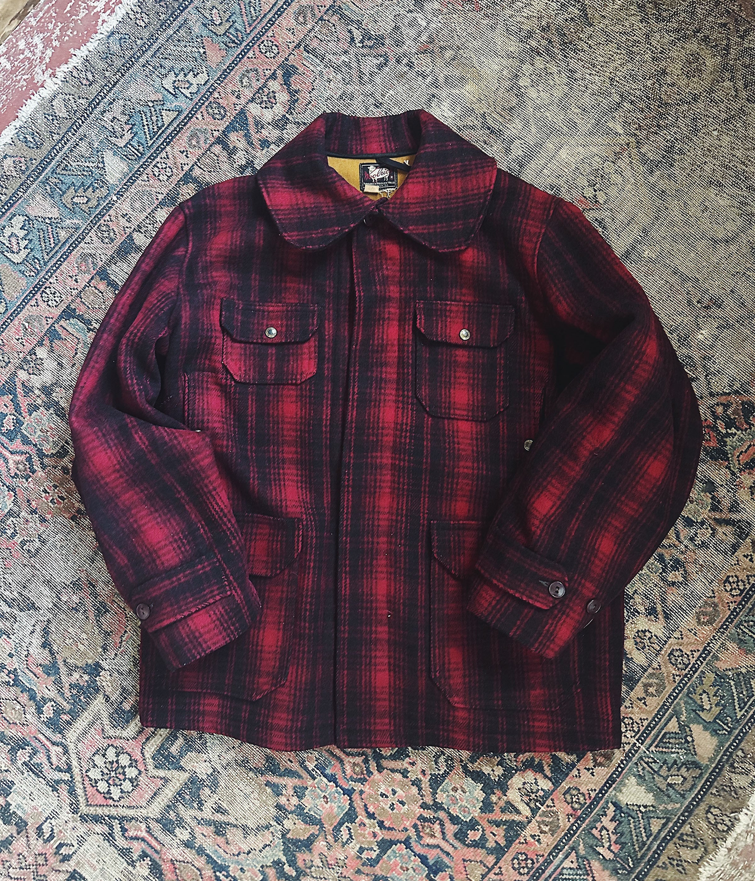 Vintage Woolrich Mackinaw Hunting Jacket – Large – Wooden Sleepers