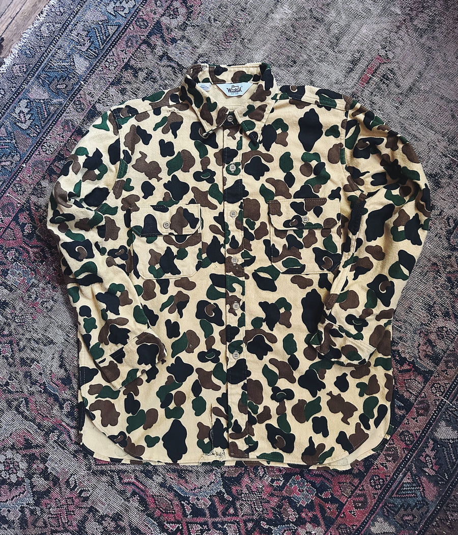 Vintage Woolrich Duck Camo Chamois Shirt – XL