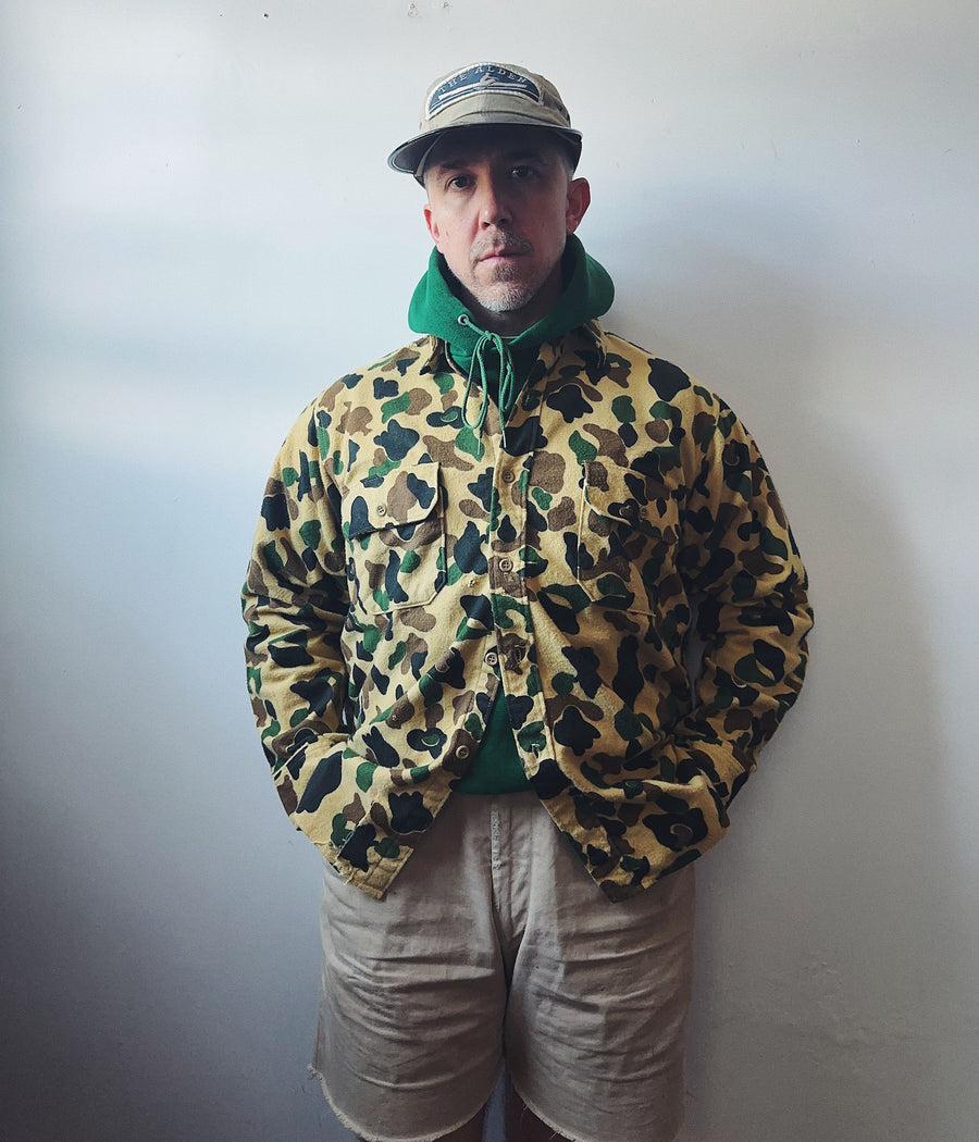 Vintage Woolrich Duck Camo Chamois Shirt – XL