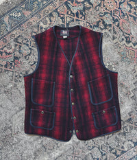 トップス woolrich vest talonzip Vintage Woolrich Buckle Back Vest – Medium – Wooden Sleepers