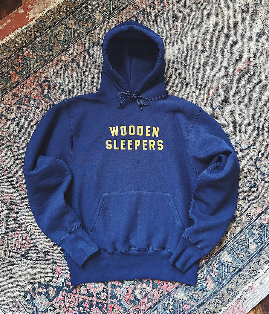 Wooden Sleepers Arc Logo Hoodie – Navy