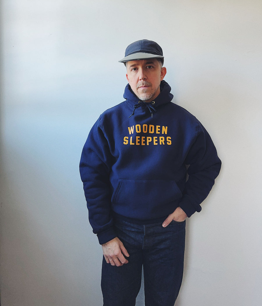 Wooden Sleepers Arc Logo Hoodie – Navy
