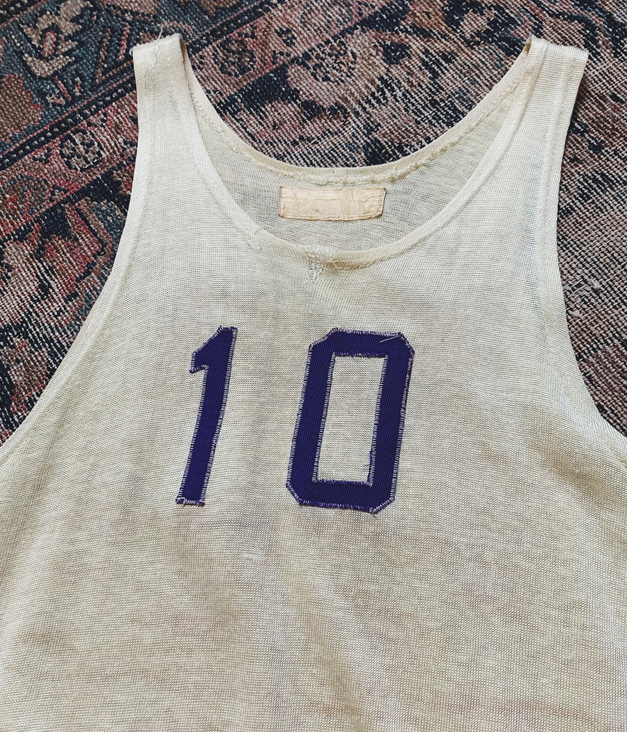 Vintage "10" Basketball Jersey