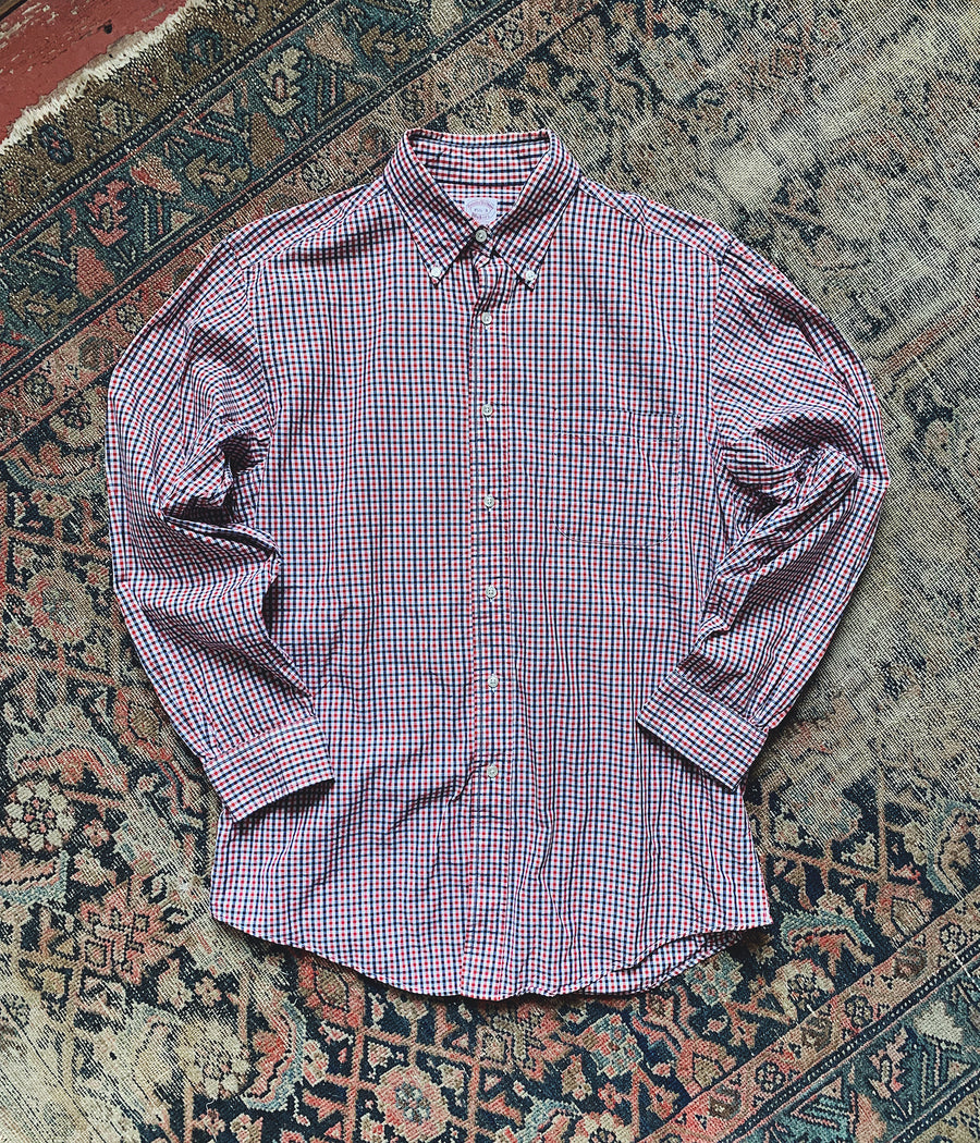Vintage Brooks Brothers Gingham Shirt
