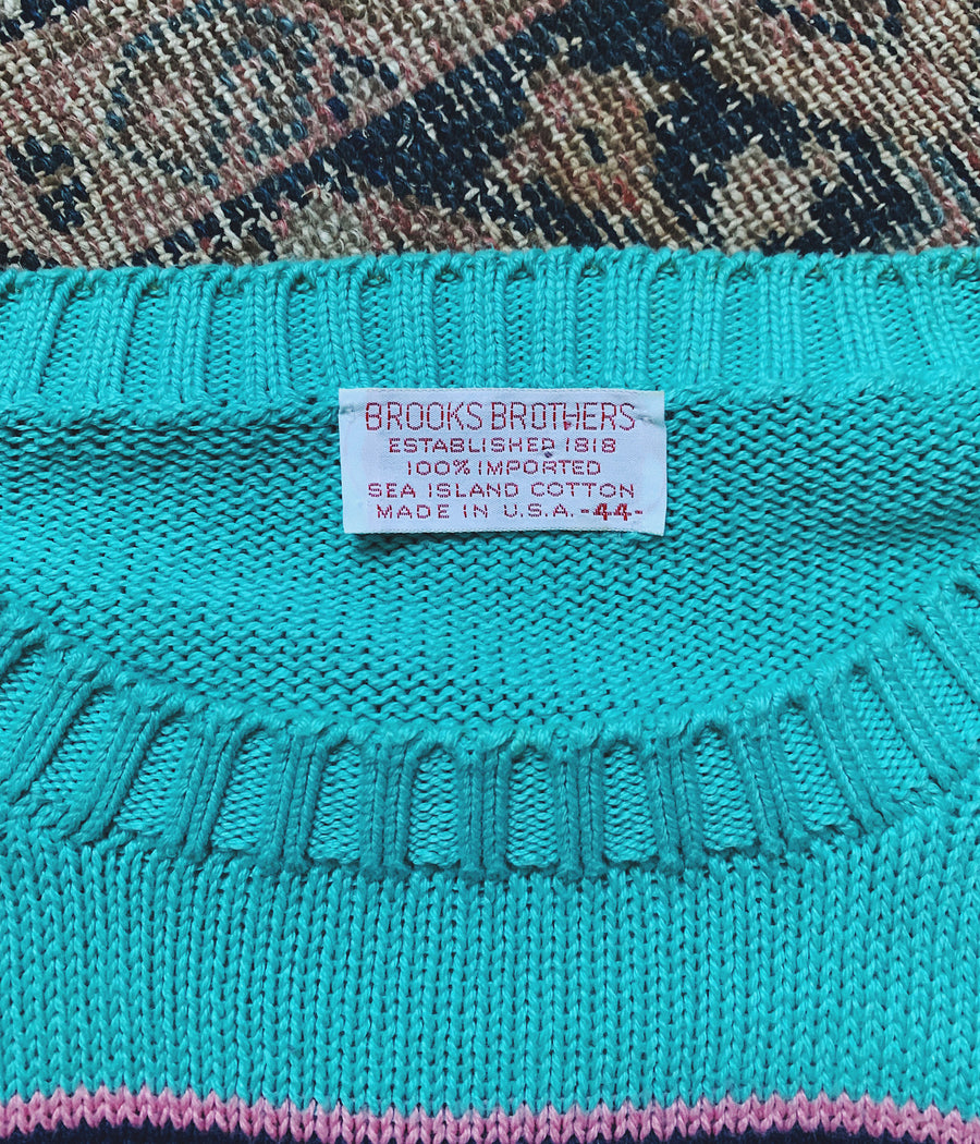 Vintage Brooks Brothers Sea Island Cotton Sweater