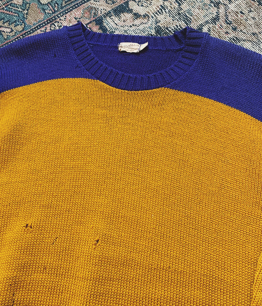 Vintage College Athletic Supply Co. Varsity Sweater