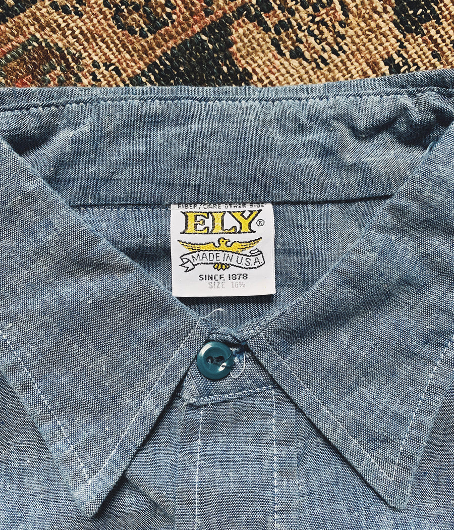 Vintage Ely Chambray Work Shirt