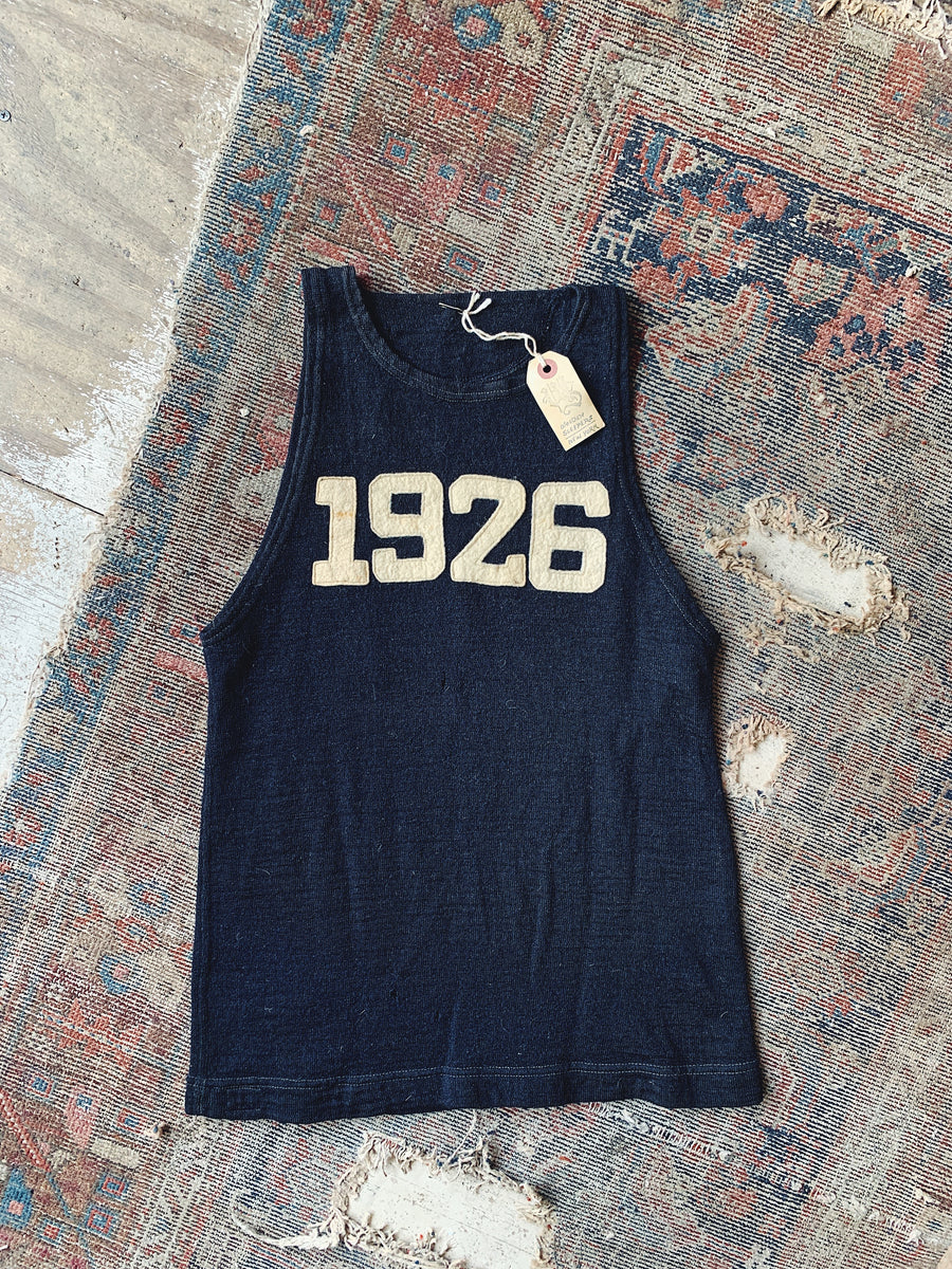 Vintage Spalding “1926” Wool Basketball Jersey