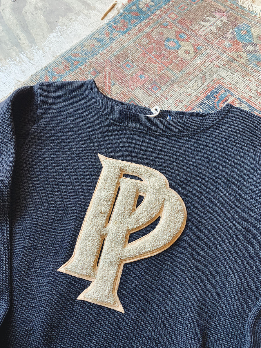 Vintage Poly Prep Varsity Sweater - Size Small