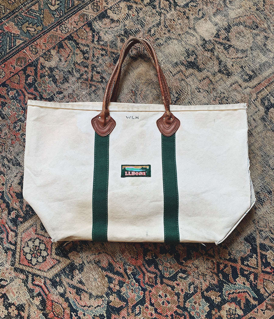 Vintage L.L. Bean Boat and Tote