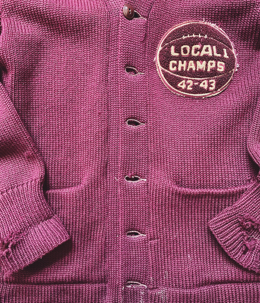 Vintage Local Champs Varsity Sweater