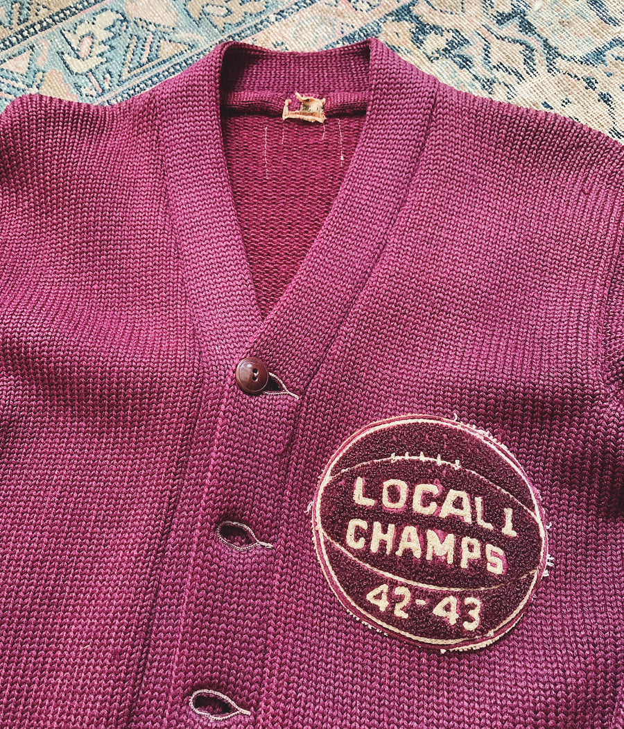 Vintage Local Champs Varsity Sweater