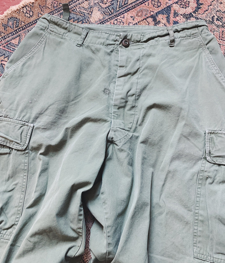Vintage Military Jungle Fatigue Pants