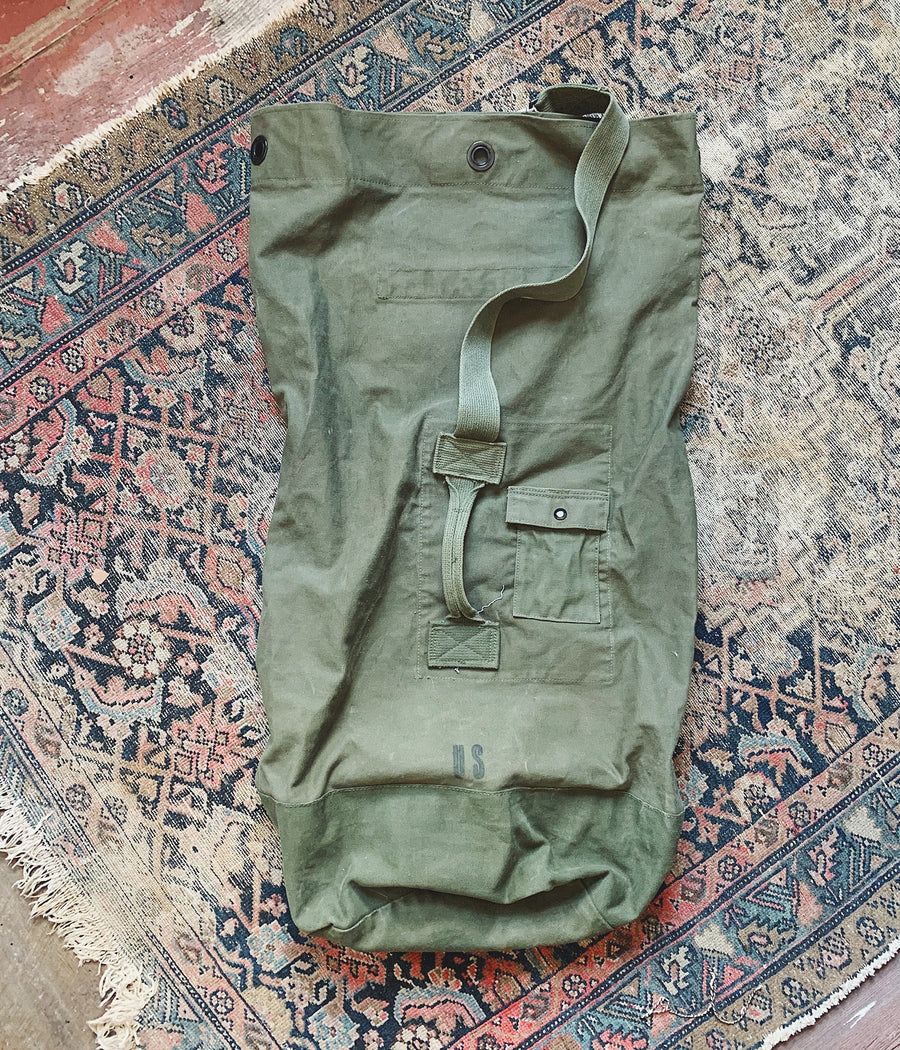 Vintage Military Issue Duffle Bag - 001