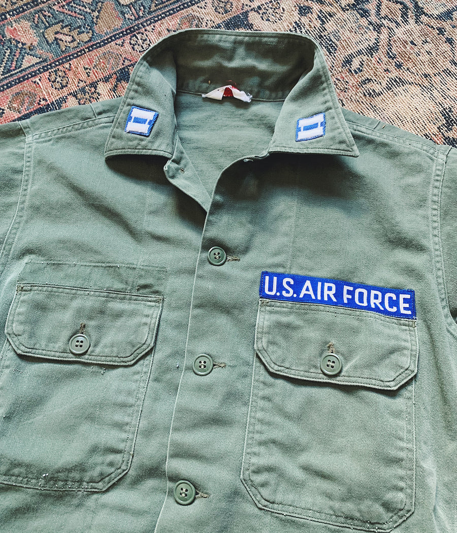 Vintage USAF Short Sleeve OG-107 Field Shirt